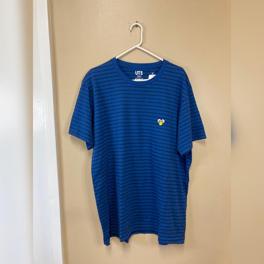 Kaws Uniqlo BFF Striped T-Shirt