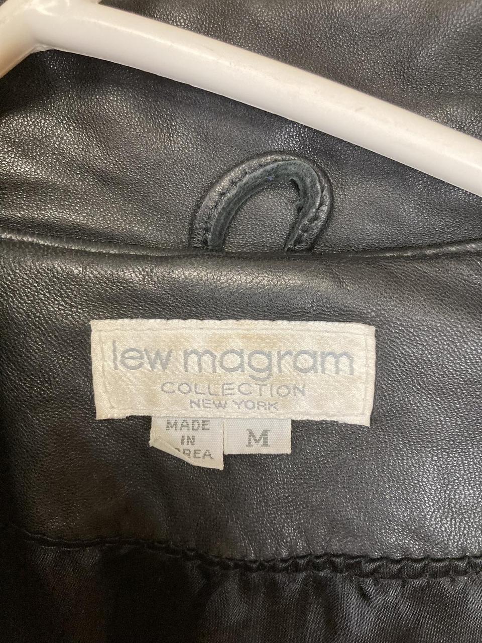 Les Magram Collection Leather Fringed Jacket