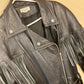 Les Magram Collection Leather Fringed Jacket