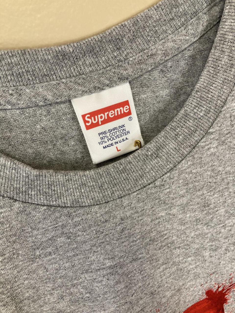 Supreme Ralph Steadman Box Logo T-Shirt Grey
