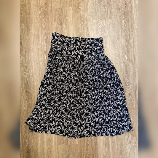 ABS Floral Maxi Skirt