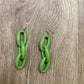Green Chain Earrings