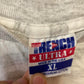 1991 Washington Red Skins Super Bowl Striped T-Shirt