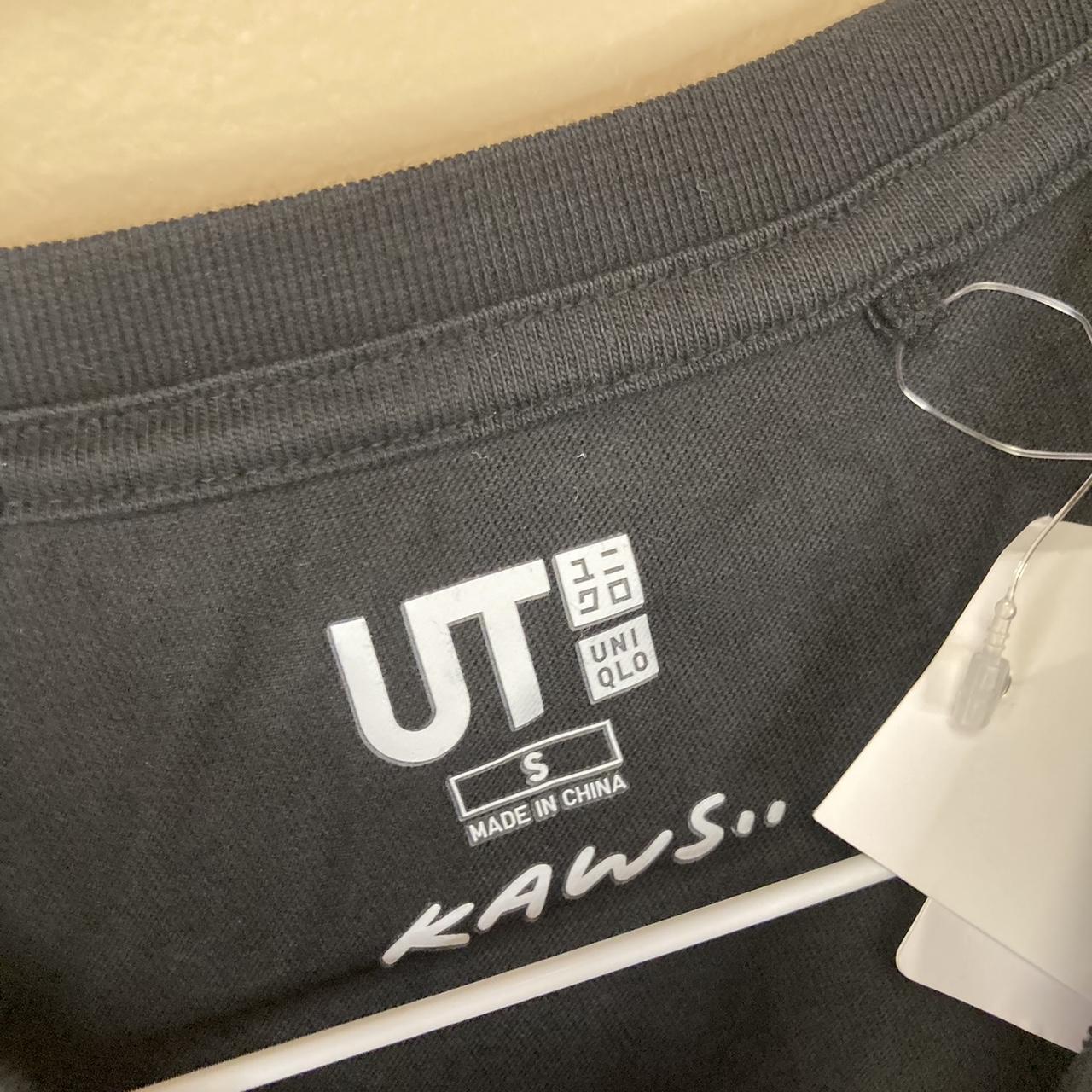 Kaws Uniqlo Heart Pocket T-Shirt Japanese Sizing