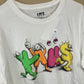 Kaws Uniqlo Logo T-Shirt White Japanese Sizing