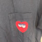 Kaws Uniqlo Heart Pocket T-Shirt Japanese Sizing