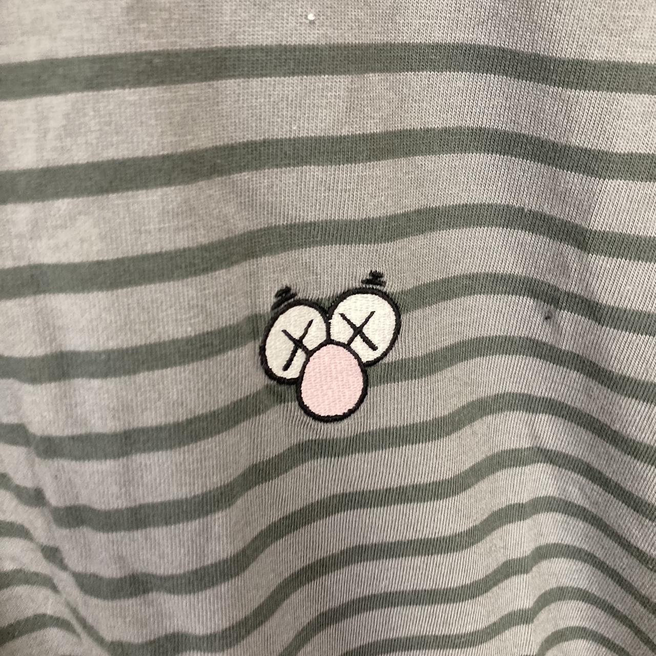 Kaws Uniqlo BFF Striped T-Shirt
