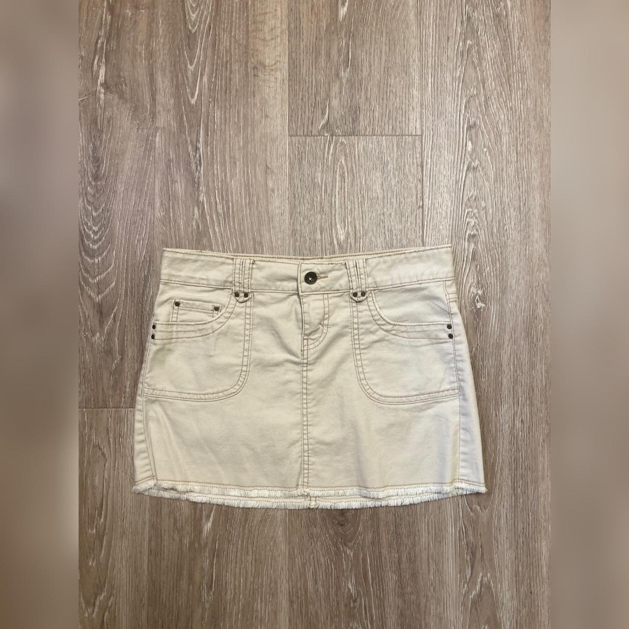 Jordache Groovy Floral Mini Skirt