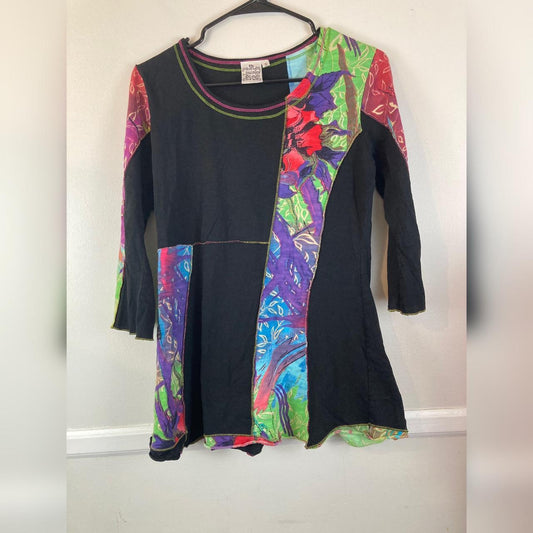 Parsley and Sage Floral Patchwork Shirt