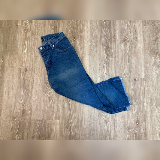 Girlfriend Dark Wash Flare Jeans