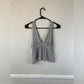 Subdued Silver Sheer Blouse