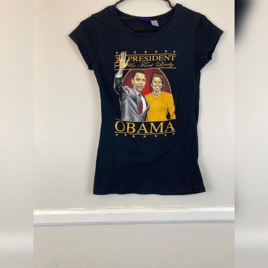 Blue Axes The President & First Lady Obama T-Shirt