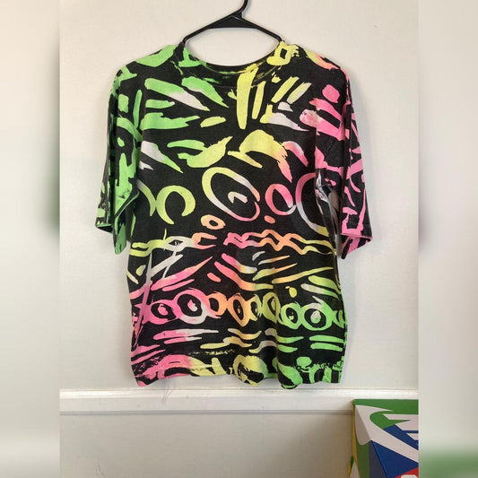 Unbranded Neon Abstract T-Shirt