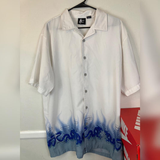 Street Culture Dragon Button Up